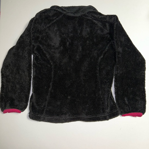 Youth XXS (5) Black Fleece North Face zip up jacket - Picture 4 of 5